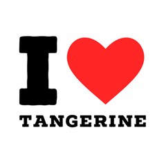 I Love Tangerine Play Mat (square) by ilovewhateva