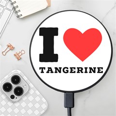 I Love Tangerine Wireless Fast Charger(black)