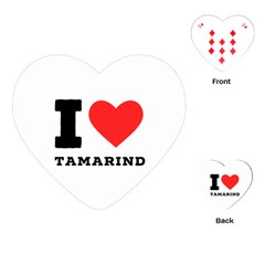 I Love Tamarind Playing Cards Single Design (heart) by ilovewhateva