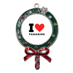 I Love Tamarind Metal X mas Lollipop With Crystal Ornament by ilovewhateva