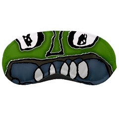 Extreme Closeup Angry Monster Vampire Sleeping Mask by dflcprintsclothing