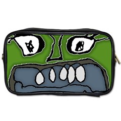 Extreme Closeup Angry Monster Vampire Toiletries Bag (one Side) by dflcprintsclothing