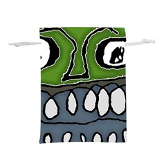 Extreme Closeup Angry Monster Vampire Lightweight Drawstring Pouch (l) by dflcprintsclothing