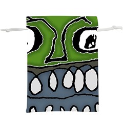 Extreme Closeup Angry Monster Vampire Lightweight Drawstring Pouch (xl) by dflcprintsclothing