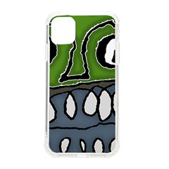 Extreme Closeup Angry Monster Vampire Iphone 11 Tpu Uv Print Case by dflcprintsclothing