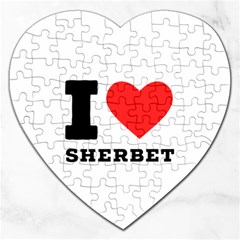 I love sherbet Jigsaw Puzzle (Heart)