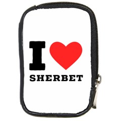 I Love Sherbet Compact Camera Leather Case by ilovewhateva