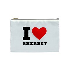 I Love Sherbet Cosmetic Bag (medium) by ilovewhateva