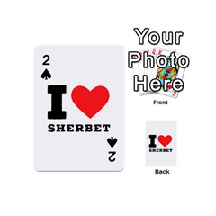 I Love Sherbet Playing Cards 54 Designs (mini) by ilovewhateva