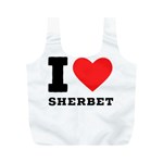 I love sherbet Full Print Recycle Bag (M) Back