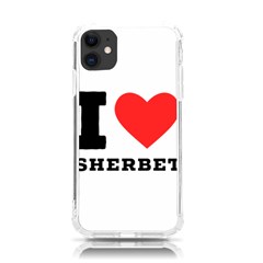 I love sherbet iPhone 11 TPU UV Print Case