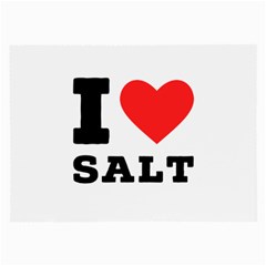 I Love Salt Large Glasses Cloth by ilovewhateva