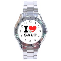 I Love Salt Stainless Steel Analogue Watch by ilovewhateva