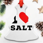 I love salt Christmas Tree Ornament (Two Sides) Back