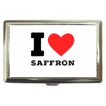 I love saffron Cigarette Money Case Front