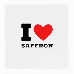 I Love Saffron Medium Glasses Cloth by ilovewhateva