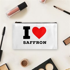 I Love Saffron Cosmetic Bag (small) by ilovewhateva