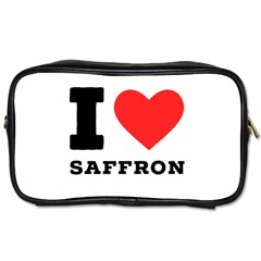 I Love Saffron Toiletries Bag (one Side) by ilovewhateva