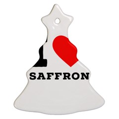 I Love Saffron Christmas Tree Ornament (two Sides)