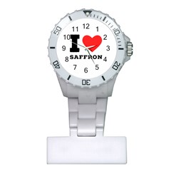 I Love Saffron Plastic Nurses Watch by ilovewhateva