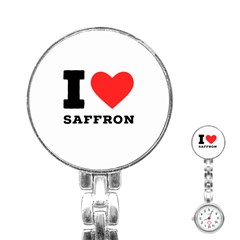 I Love Saffron Stainless Steel Nurses Watch by ilovewhateva