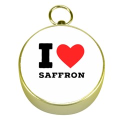 I Love Saffron Gold Compasses by ilovewhateva