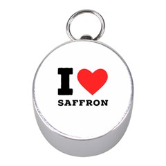 I Love Saffron Mini Silver Compasses by ilovewhateva