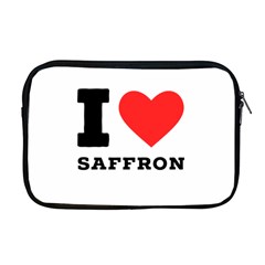 I Love Saffron Apple Macbook Pro 17  Zipper Case by ilovewhateva