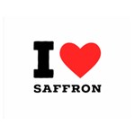 I love saffron Premium Plush Fleece Blanket (Medium) 60 x50  Blanket Front