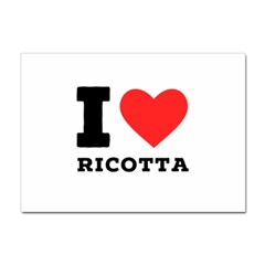 I Love Ricotta Sticker A4 (100 Pack) by ilovewhateva