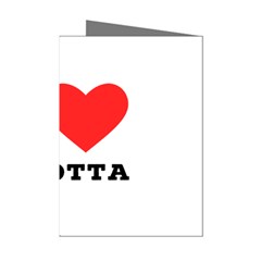 I Love Ricotta Mini Greeting Cards (pkg Of 8) by ilovewhateva