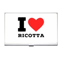 I Love Ricotta Business Card Holder by ilovewhateva