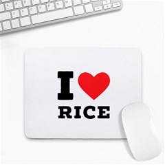 I Love Rice Small Mousepad by ilovewhateva