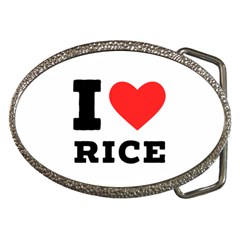 I Love Rice Belt Buckles by ilovewhateva