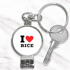 I Love Rice Nail Clippers Key Chain by ilovewhateva