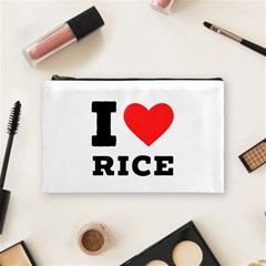 I Love Rice Cosmetic Bag (medium) by ilovewhateva