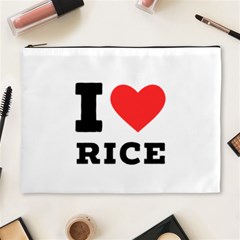 I Love Rice Cosmetic Bag (xl) by ilovewhateva