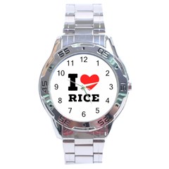 I Love Rice Stainless Steel Analogue Watch by ilovewhateva