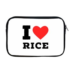 I Love Rice Apple Macbook Pro 17  Zipper Case by ilovewhateva