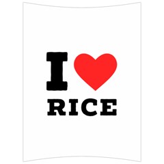 I Love Rice Back Support Cushion by ilovewhateva