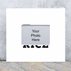 I Love Rice White Wall Photo Frame 5  X 7  by ilovewhateva