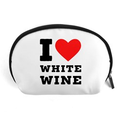 I Love White Wine Accessory Pouch (large) by ilovewhateva