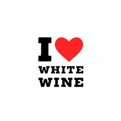 I Love White Wine Satin Wrap 35  X 70  by ilovewhateva