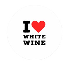 I Love White Wine Mini Round Pill Box by ilovewhateva