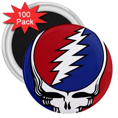 Grateful Dead 3  Magnets (100 Pack)