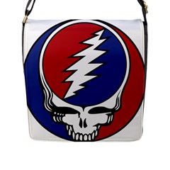 Grateful Dead Flap Closure Messenger Bag (l) by Mog4mog4