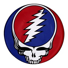 Grateful Dead Round Glass Fridge Magnet (4 Pack)