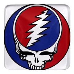 Grateful Dead Square Glass Fridge Magnet (4 Pack) by Mog4mog4