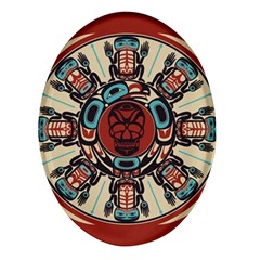 Grateful Dead Pacific Northwest Oval Glass Fridge Magnet (4 Pack)