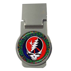 Grateful Dead Pattern Money Clips (round)  by Mog4mog4